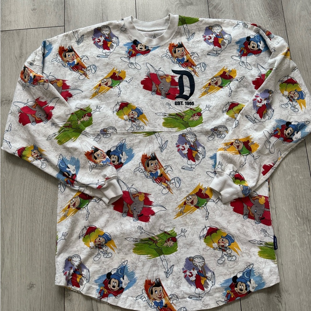 Disney Parks Ink and Paint Disneyland Spirit Jersey Shirt Sz Small